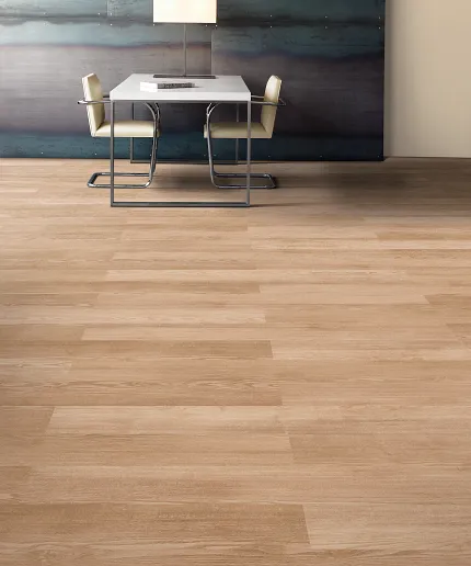 Light Commercial Luxury Vinyl Plank Flooring in Modern Office - 48x5.96 inch