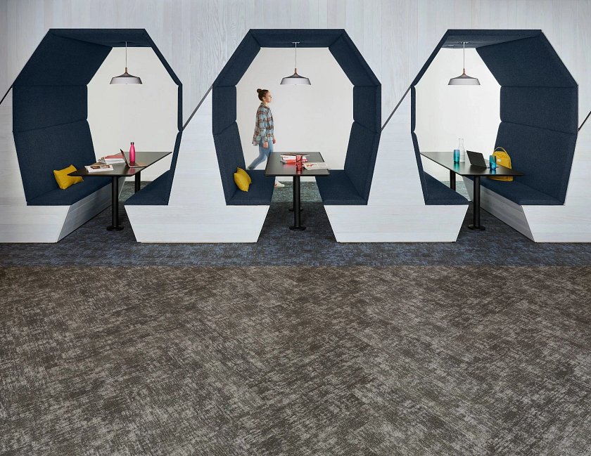 Source TaskWorx® Tile Ochre - LVP flooring Source TaskWorx® Tile Ochre Feature 1