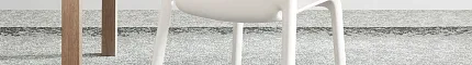 Grey Commercial Carpet Tile in Modern Office Space Landing in Pristine and Landing Edge in Pristine Stone