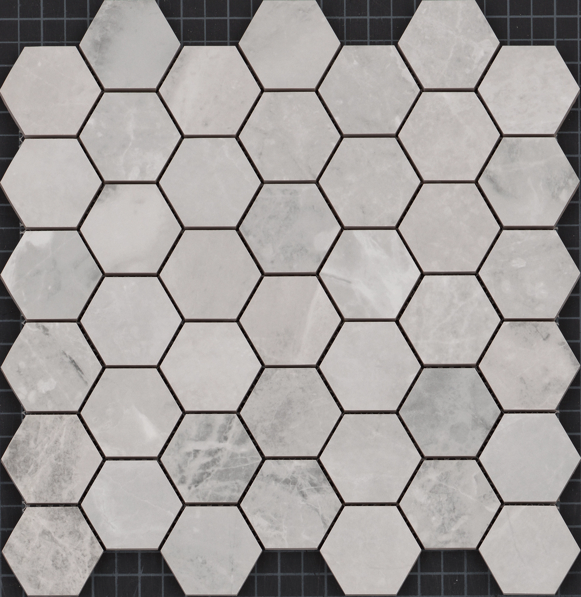 PRIME AURA HEX MOSAIC POLISHED PERLA GRIGIA MAIN