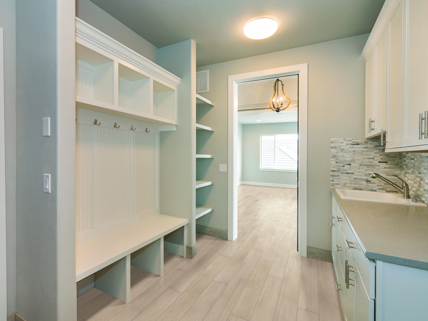 Natural Tone flooring, shown in a room