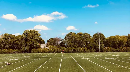 Brown University Berylson Family Fields Turf Brown University’s Berylson Family Fields featuring Shaw Sports Turf with detailed striping and a professional finish.