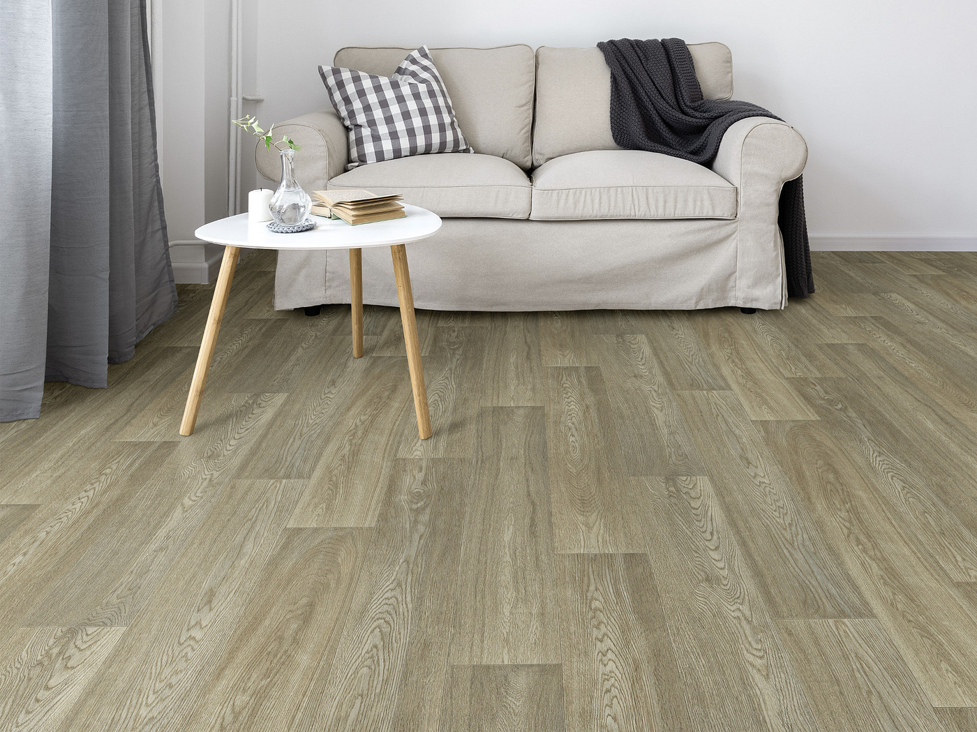 Barnes flooring, shown in a room