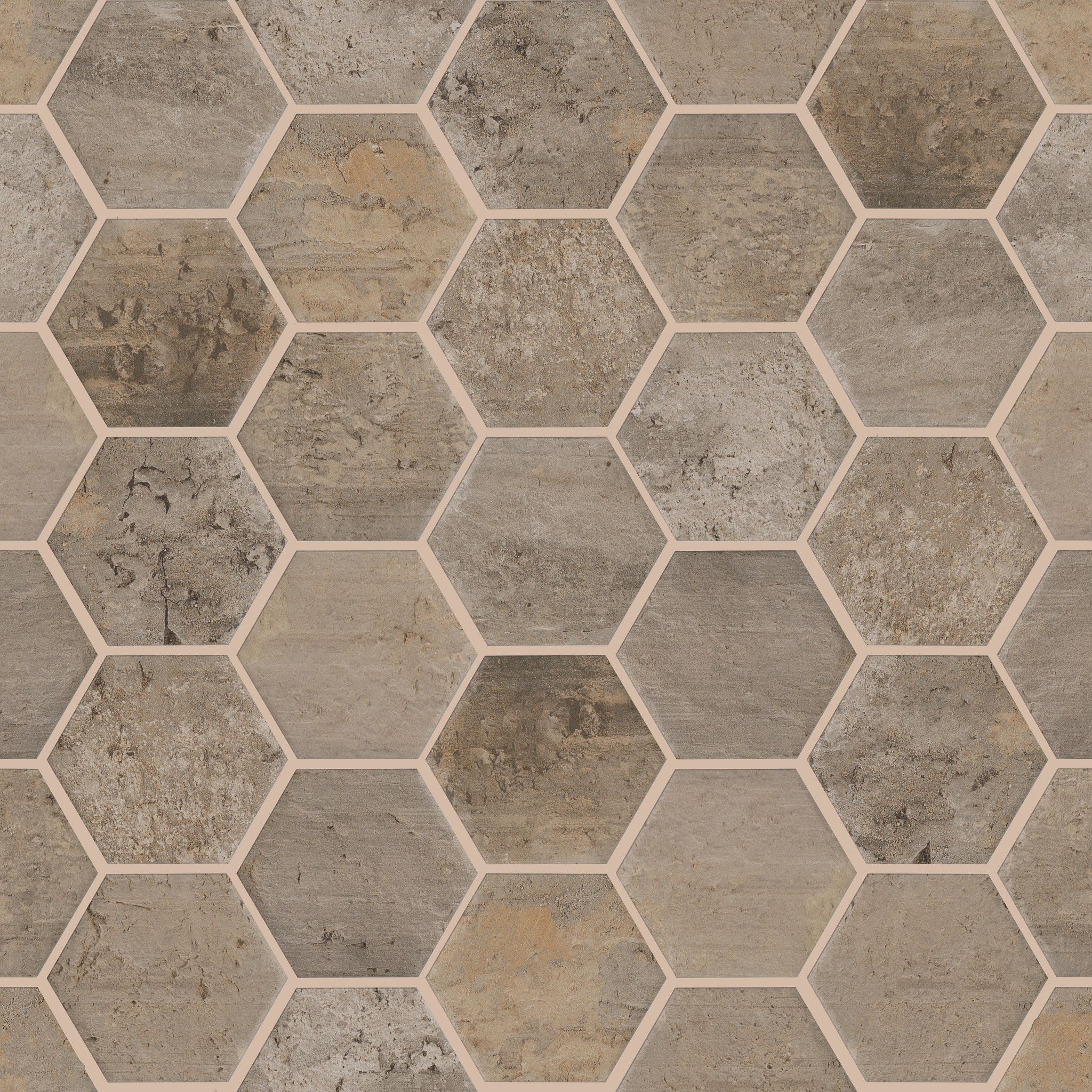 CITY LIGHTS 6X7 HEX MATTE BRICK LANE MAIN