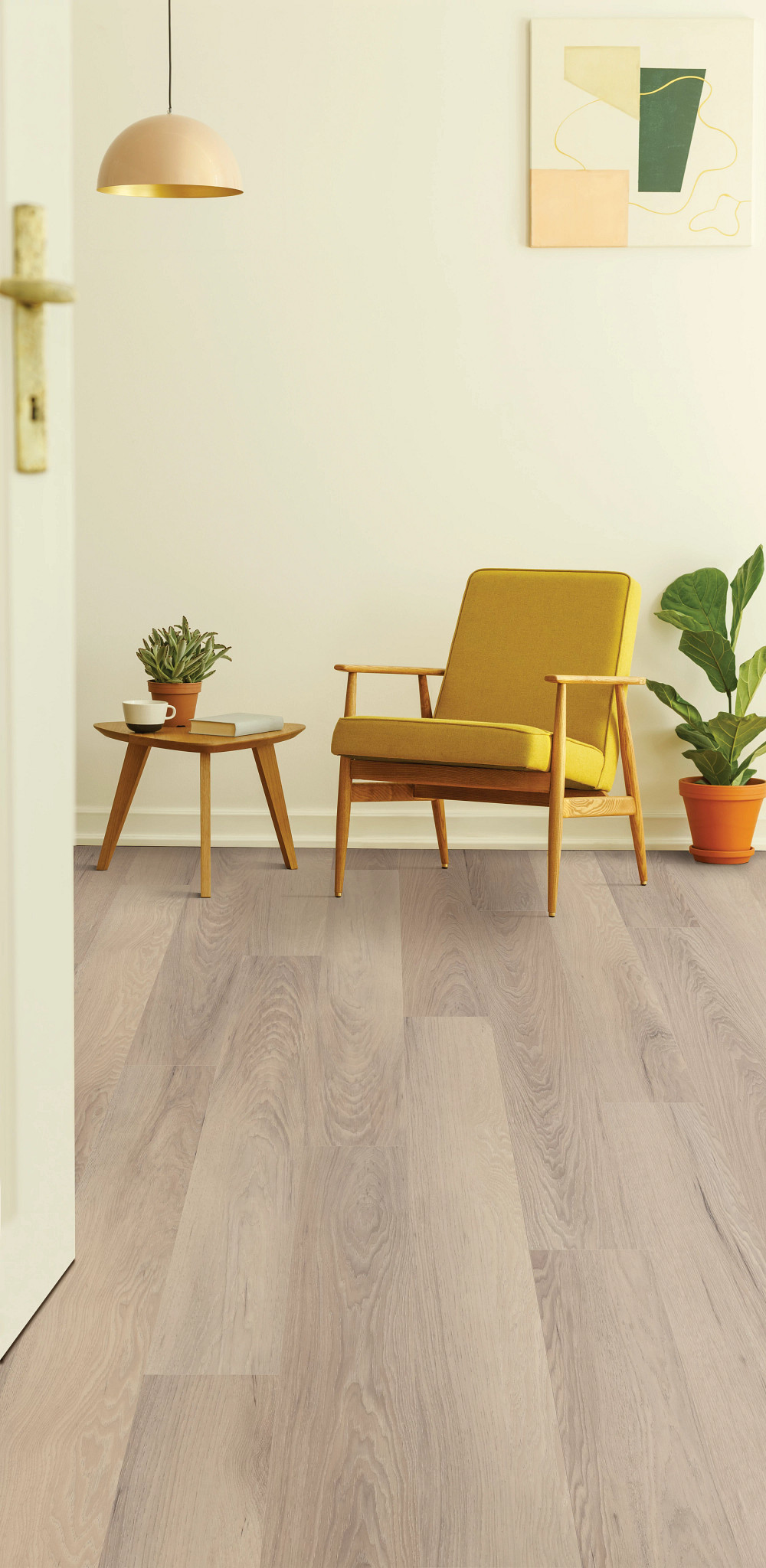 Venture Chestnut flooring, shown in a room