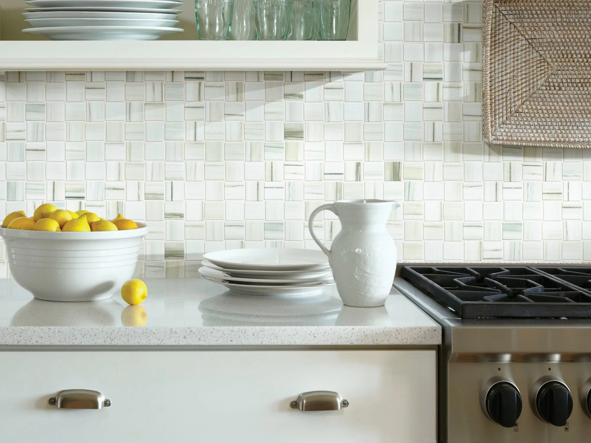 VISION BASKETWEAVE MOSAIC MATTE ZEBRINO ROOM