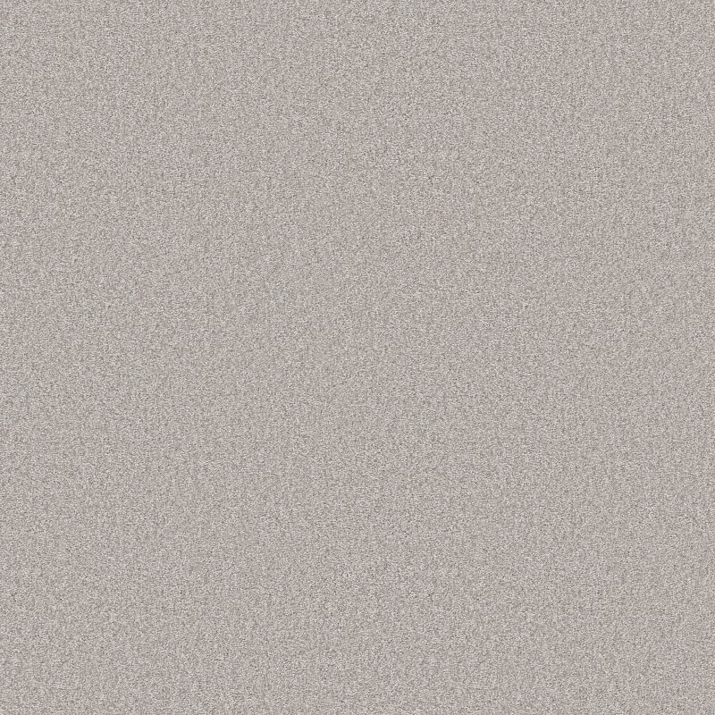 You Got This II 5E561 textured cut pile broadloom carpet in Lilac Gray color, made from 100% PET material, 12 ft wide