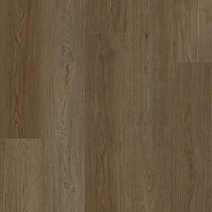 Durable Coretec WPC flooring 72.05x8.98 inch for residential spaces Coretec Residential WPC flooring in brown wood grain pattern