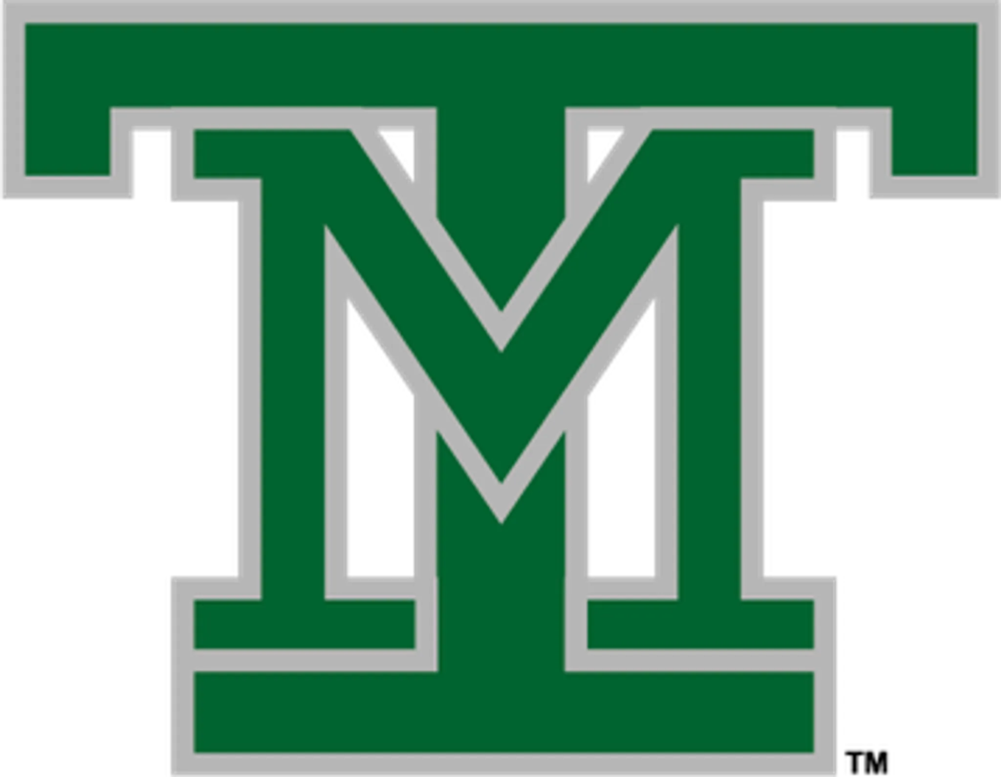 Montana Tech Orediggers logo in green and white with stylized M