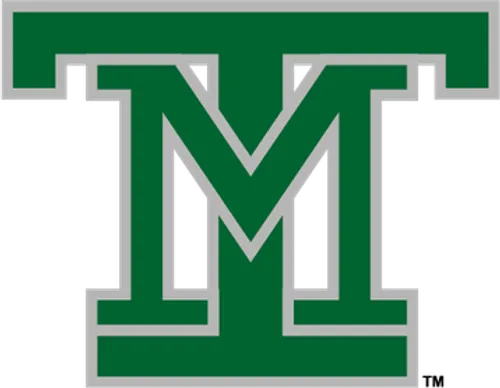 Montana Tech Orediggers logo in green and white with stylized M