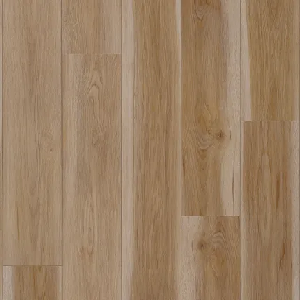 Light Oak Wood Look Vinyl Flooring - Coretec Residential WPC 60x7.13 inch Light oak wood look vinyl flooring with natural grain pattern, 60x7.13 inch dimensions, Coretec Residential WPC construction