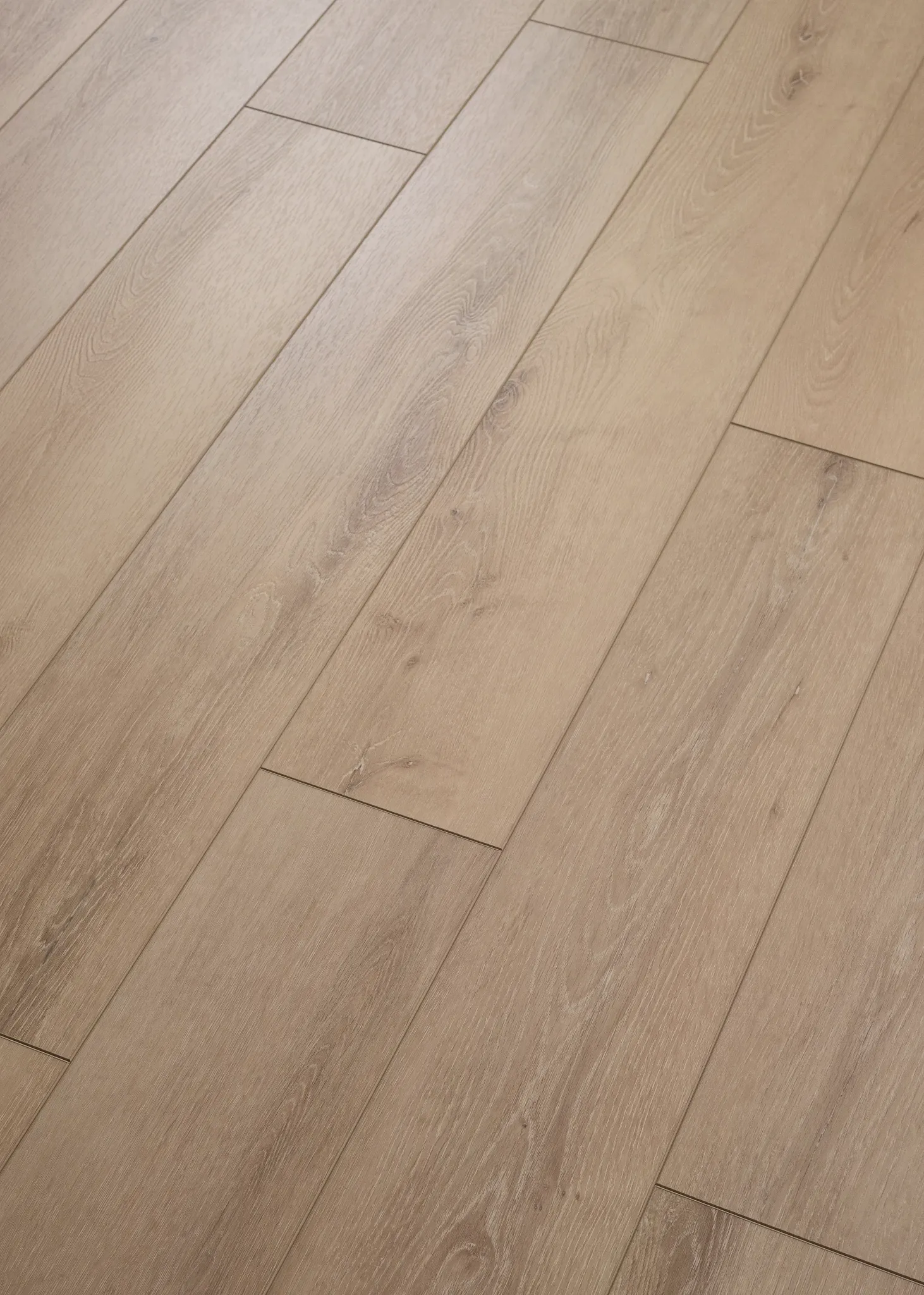 Light oak wood look luxury vinyl plank flooring with Sound Core technology