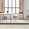 Cemented 2 X 2 Mosaic Matte Thunder - LVP flooring Cemented 2 X 2 Mosaic Matte Thunder Feature 1