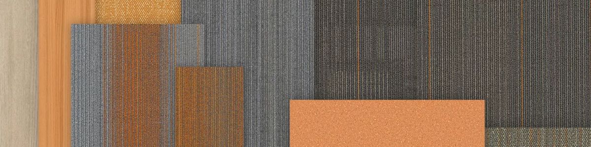 Base Color Pallet Defuse Board | Diffuse Color + Disperse Color Warm Orange | ShawContract