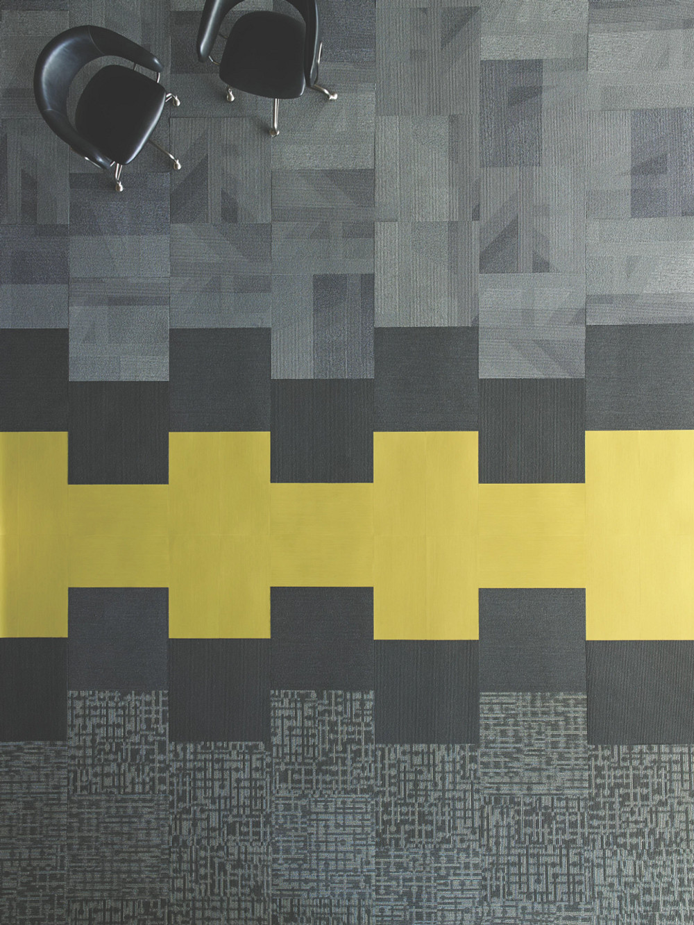 Colorblock Hollow Tiles Decorative Hidden Joint Interlocking Tiles