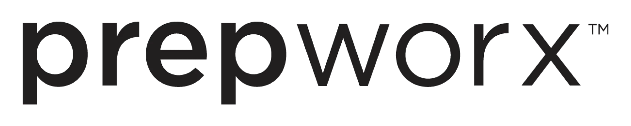 Prepworx logo in black text on a white background