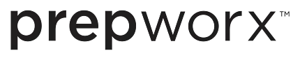 Prepworx Brand Logo Image Prepworx logo in black text on a white background