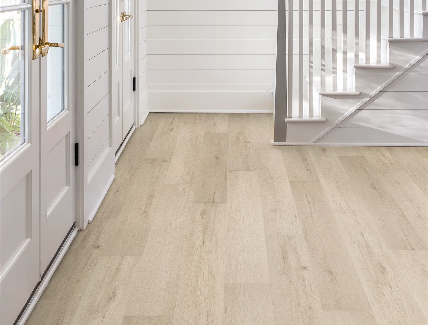 Fresco Cream flooring, shown in a room
