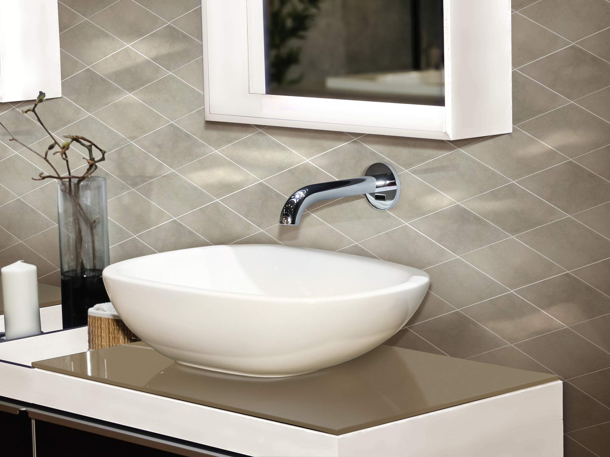 HALFTONE ROMBO GLOSS SOFT MINT ROOM