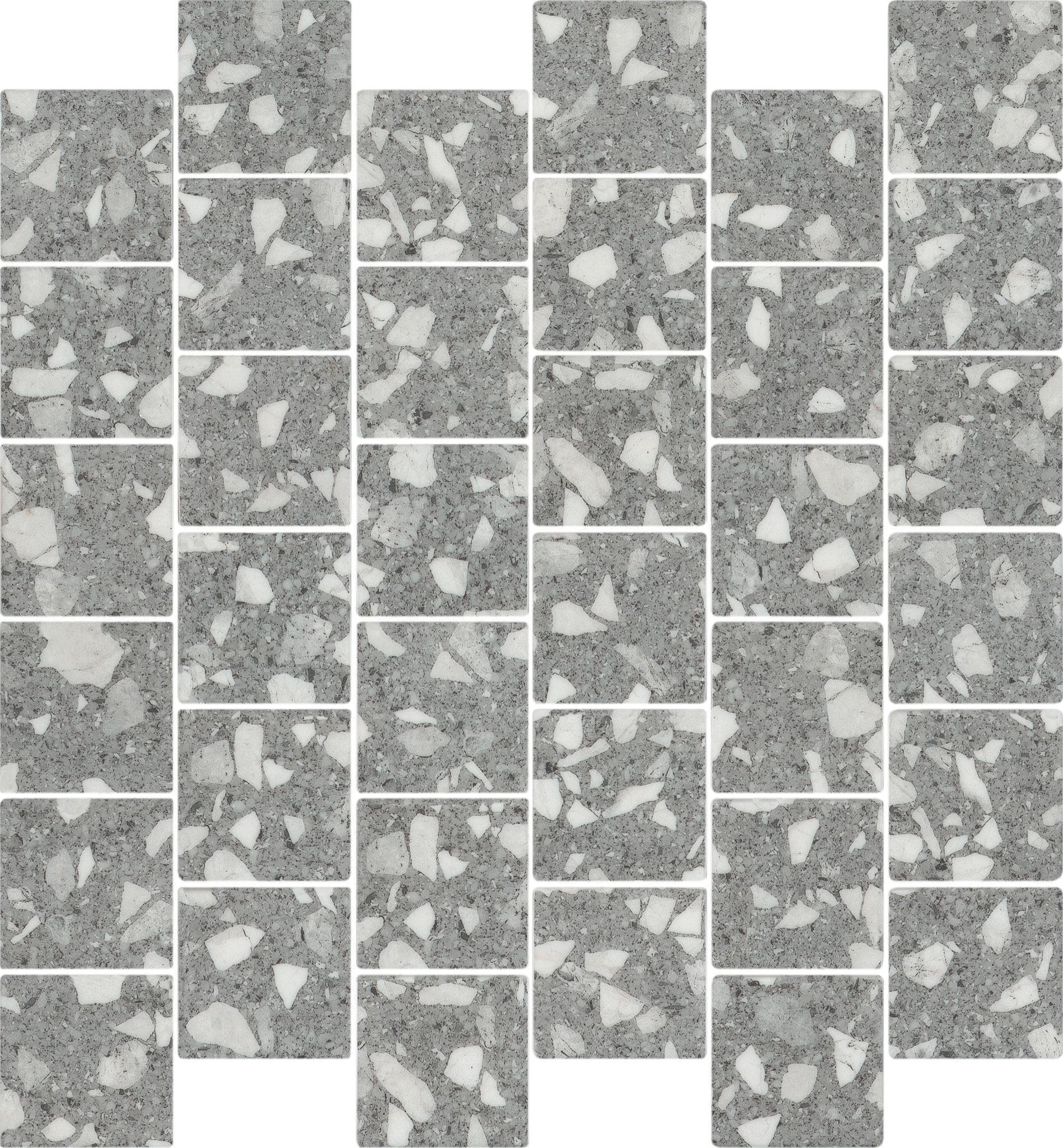 LUXE MODERNE 2"SQ MOS MACHINE AGE GREY MAIN