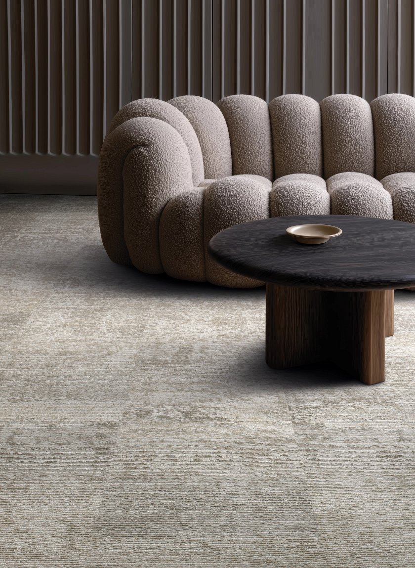 Arrange TaskWorx® Tile Alabaster Marble - LVP flooring Arrange TaskWorx® Tile Alabaster Marble Feature 2
