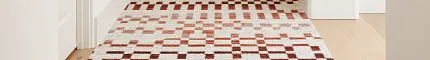 Geometric Patterned Carpet in Modern Hallway Decor YN86173