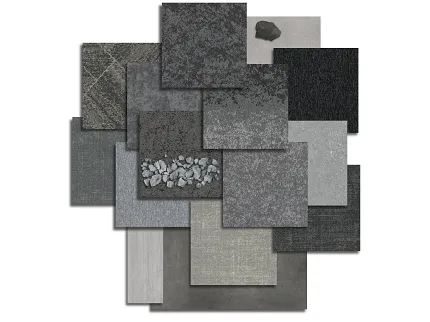 Contemporary Workplace Design with Beige and Brown Commercial Carpet Tile Modern office space with large windows, green chairs, and abstract art on the wall featuring commercial carpet tile in shades of beige and brown