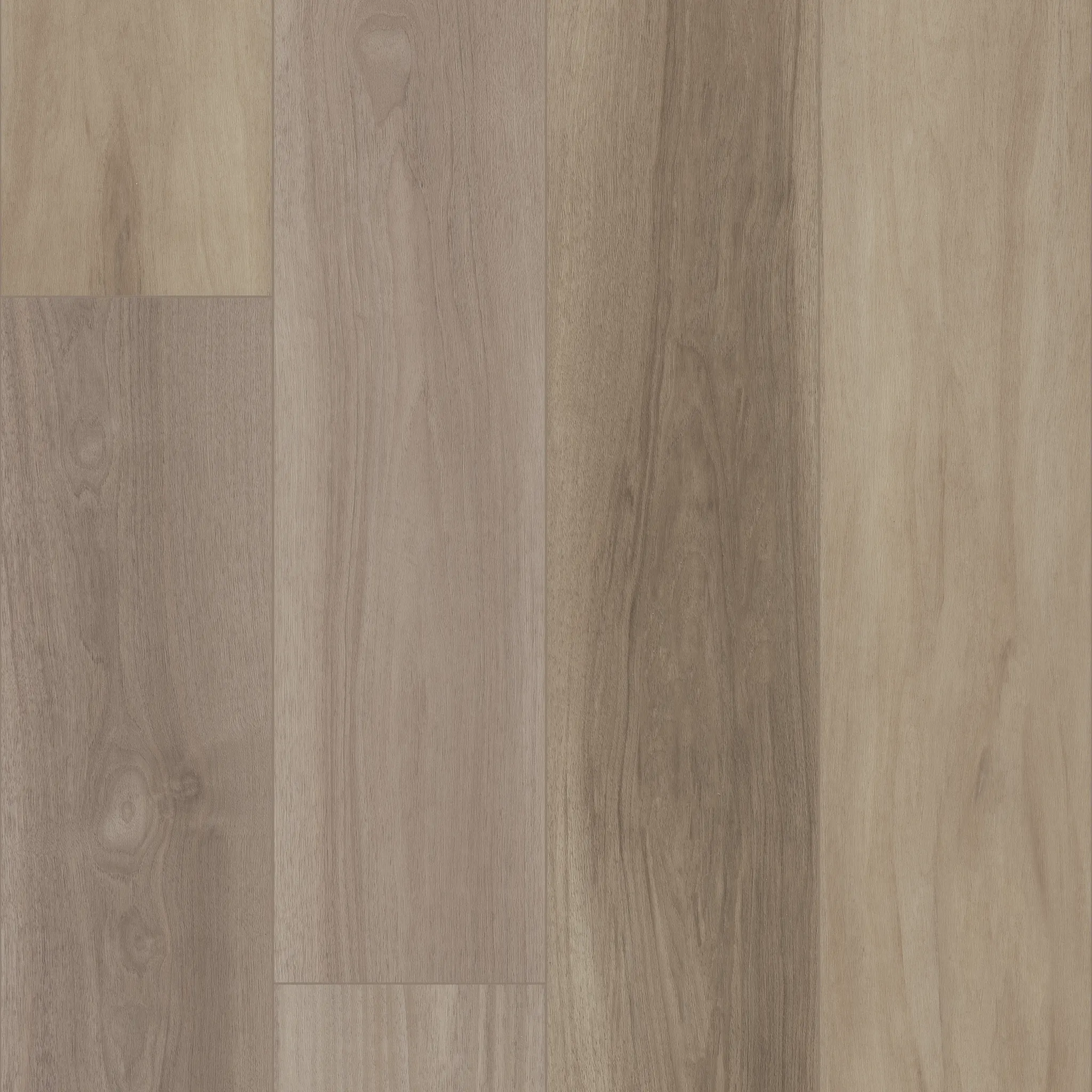 Seamless light ash wood pattern in luxury vinyl plank flooring.