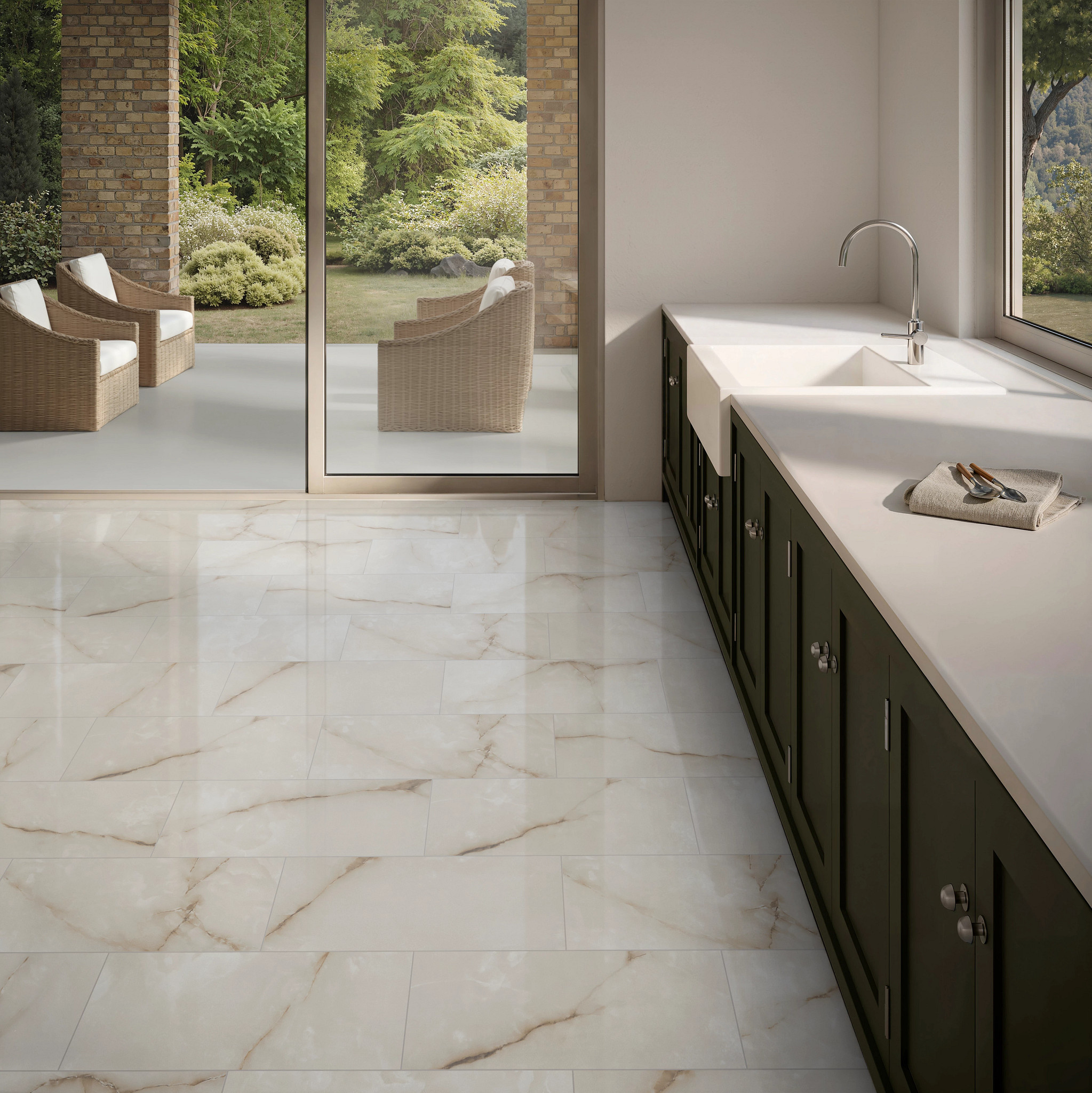 ASTORIA 12X24 POLISHED CHIFFON ROOM