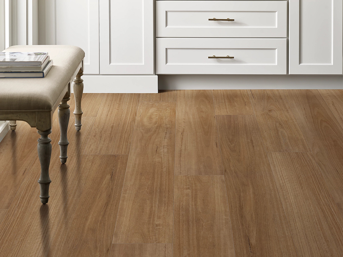 Golden Shores flooring, shown in a room