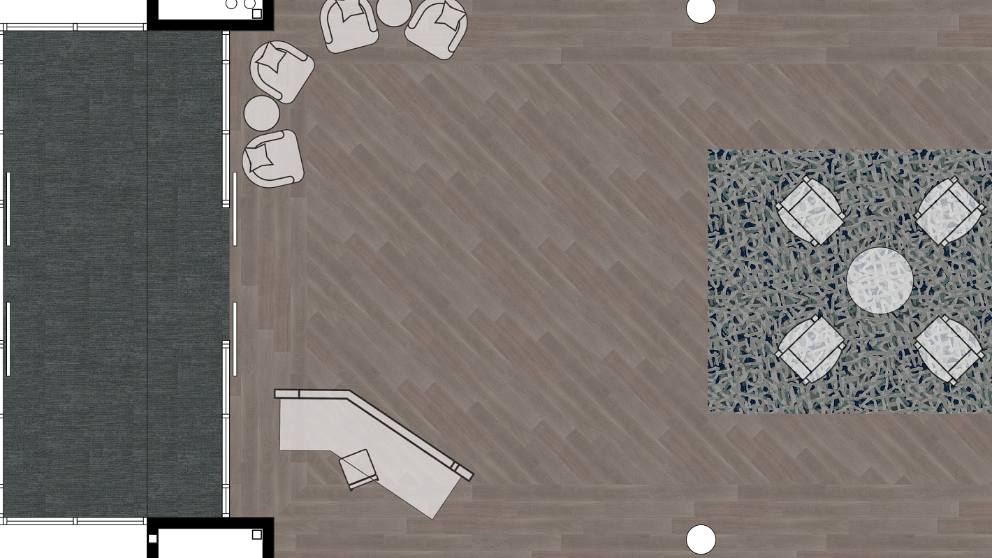 HigherED Playful Entryway 2D Floorplan