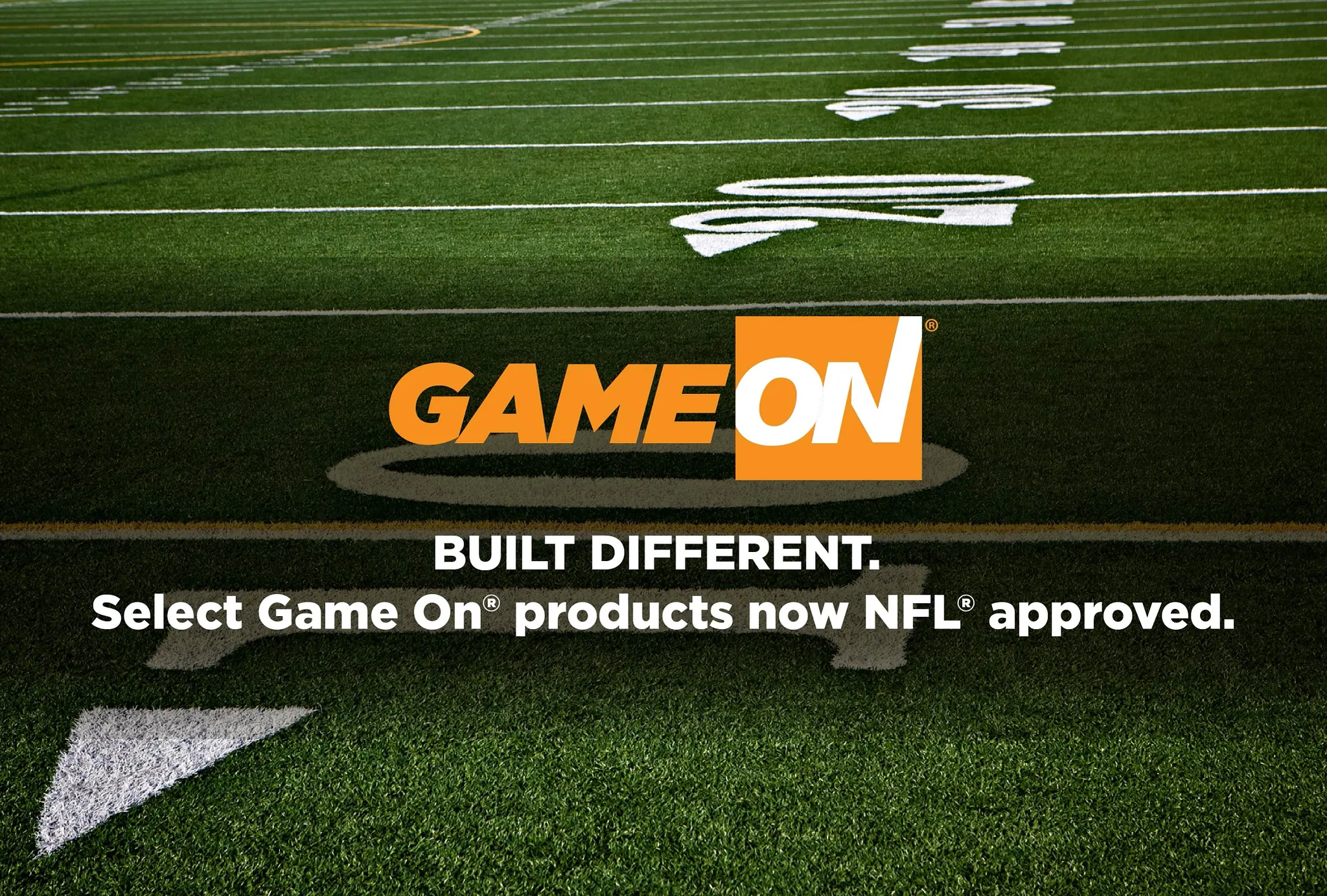 NFL approved artificial turf on football field