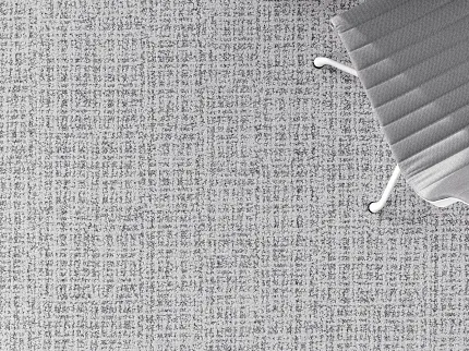 Stylish grey broadloom carpet for workplace environments Grey commercial broadloom carpet in a modern office setting