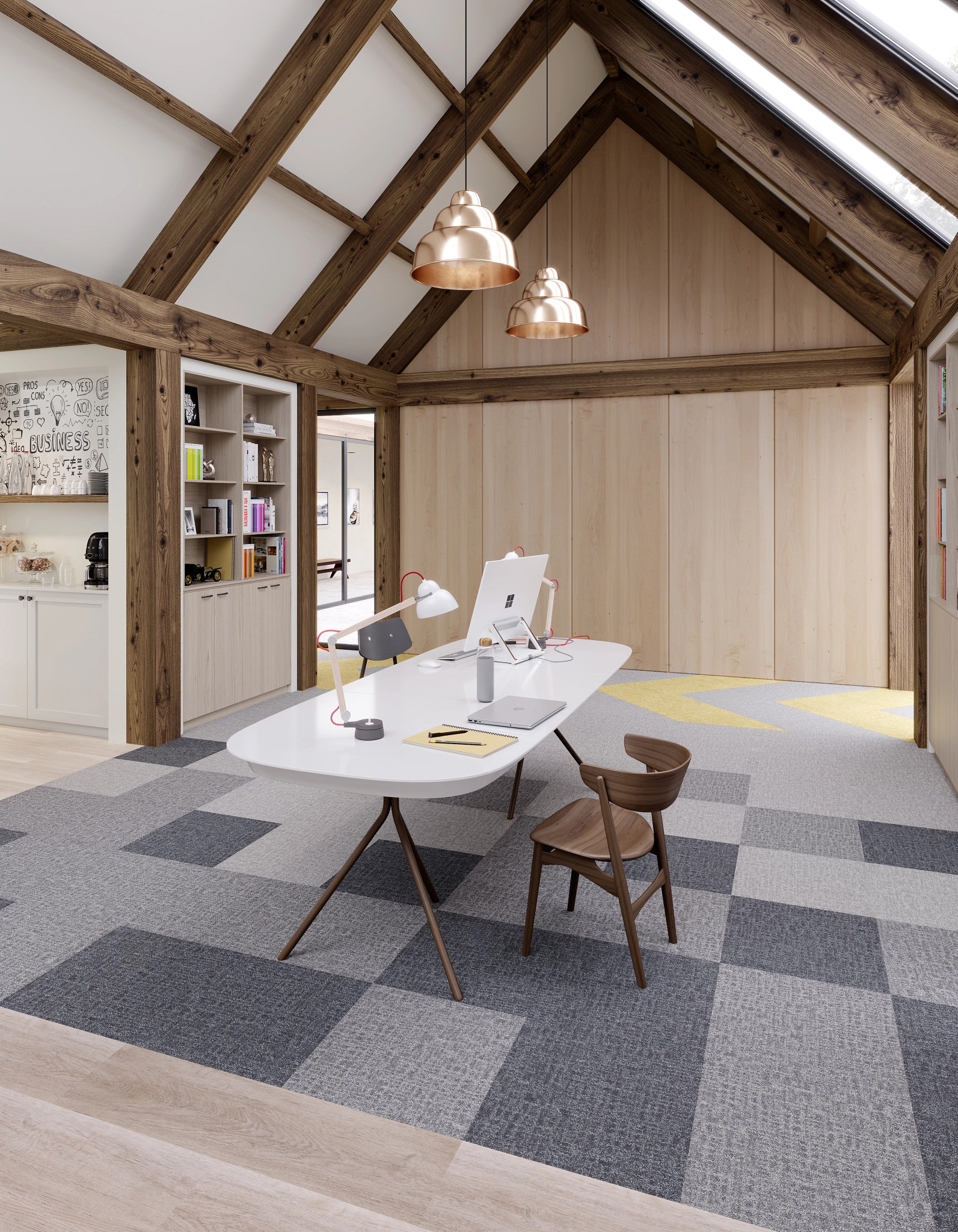 Pixel Square ComfortWorx® Tile Poppy Feature 2