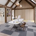 Pixel Square ComfortWorx® Tile Poppy - LVP flooring Pixel Square ComfortWorx® Tile Poppy Feature 2