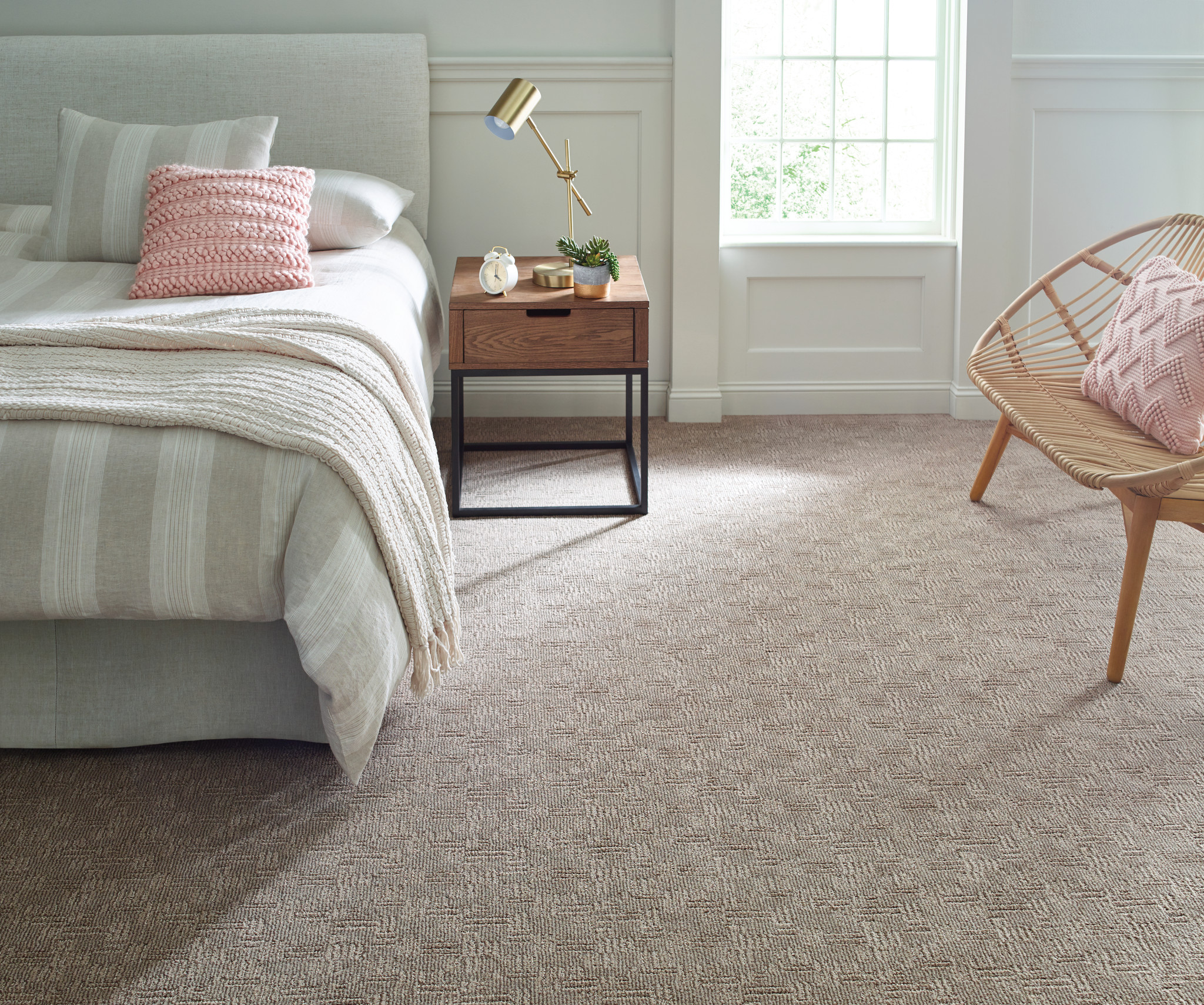 carpet flooring installed in bedroom