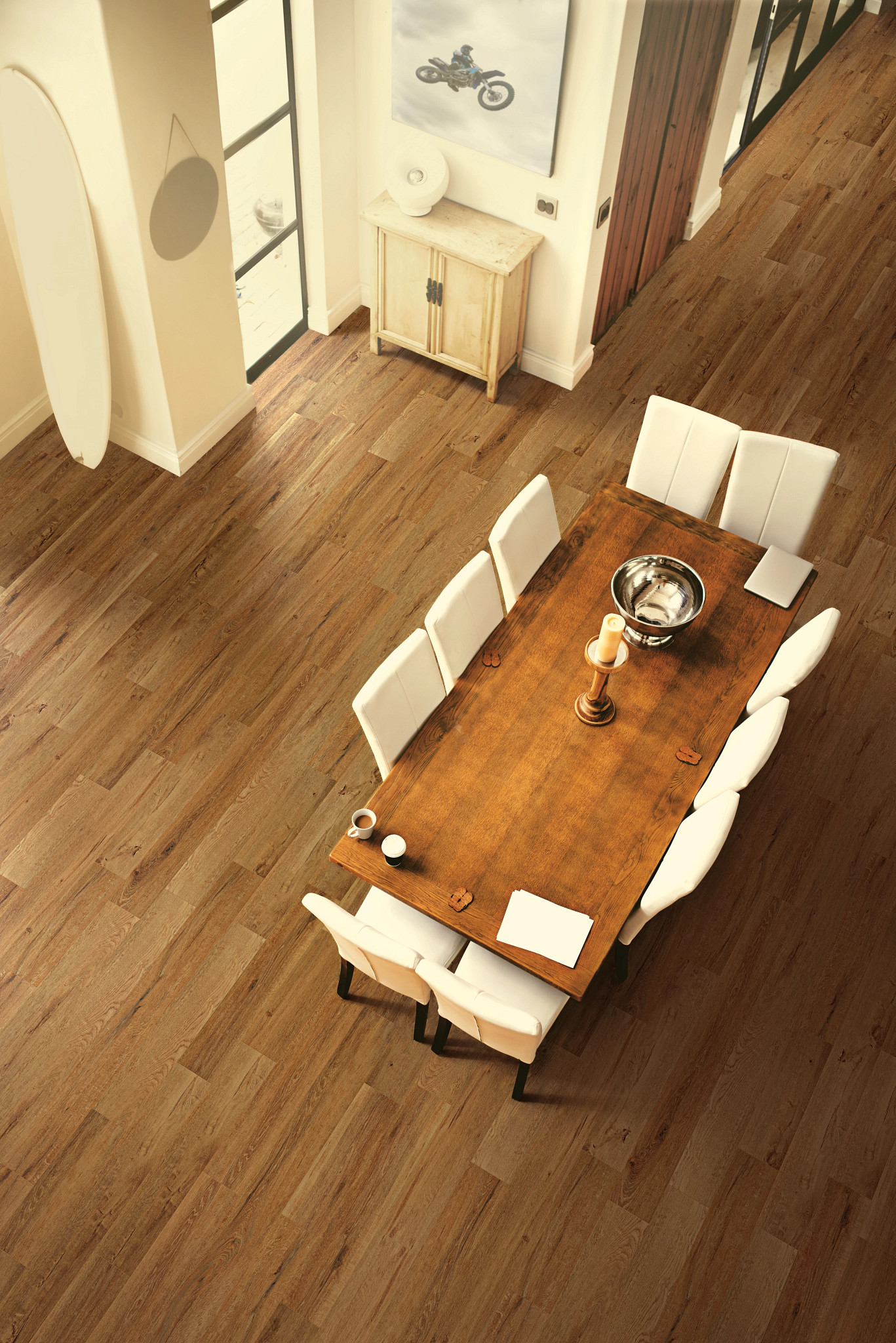 Grande Petronas Oak flooring, shown in a room