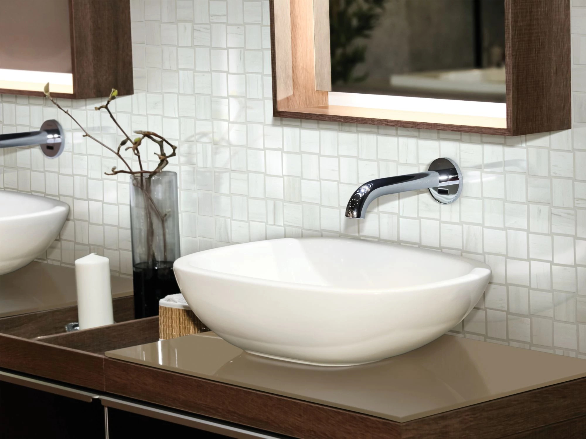 VISION BASKETWEAVE MOSAIC MATTE BIANCO ROOM