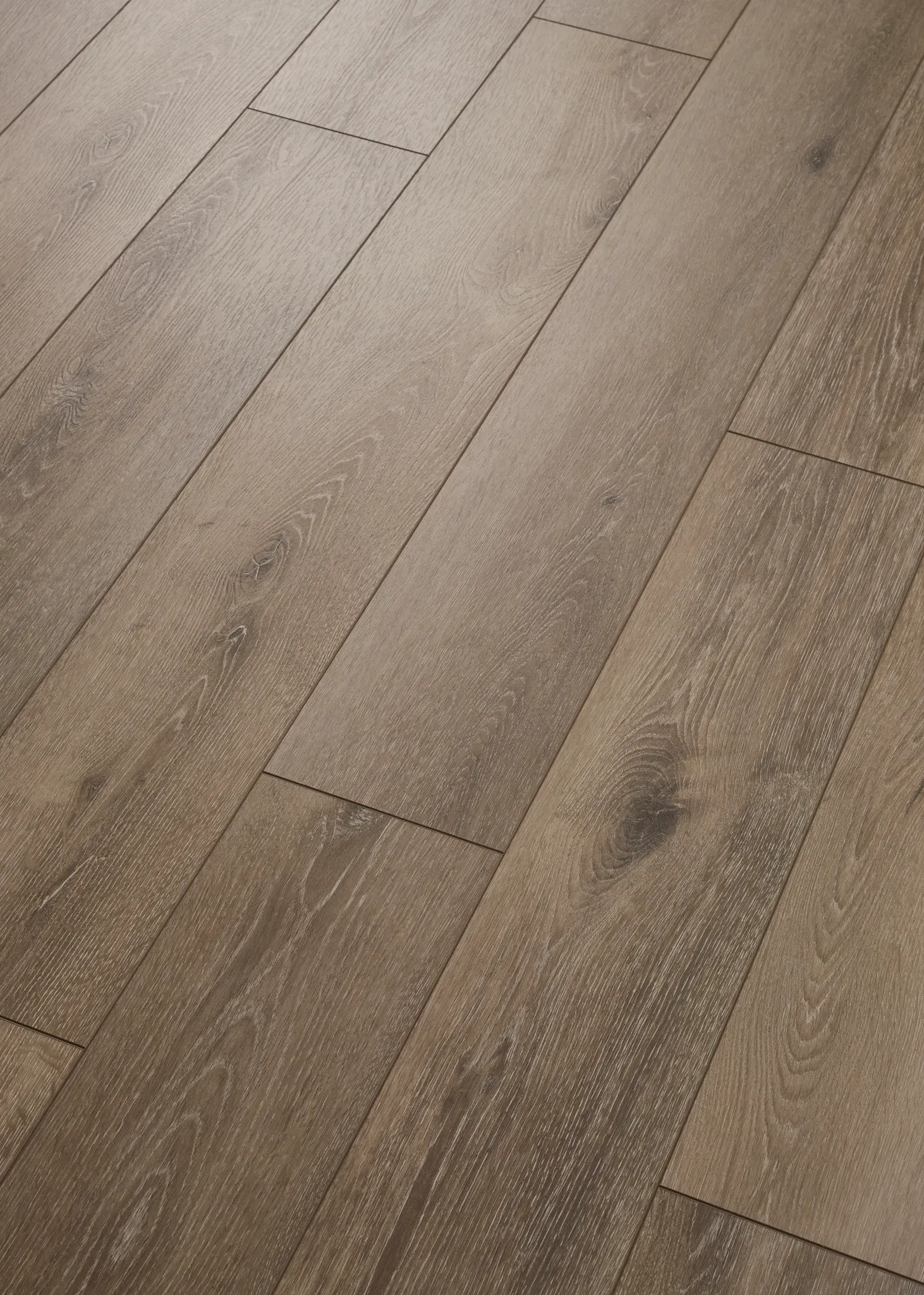 Wood look luxury vinyl plank flooring in natural brown tones