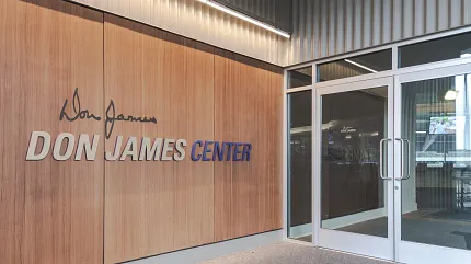 Don James Center Entrance with Commercial Carpet in Education Facility