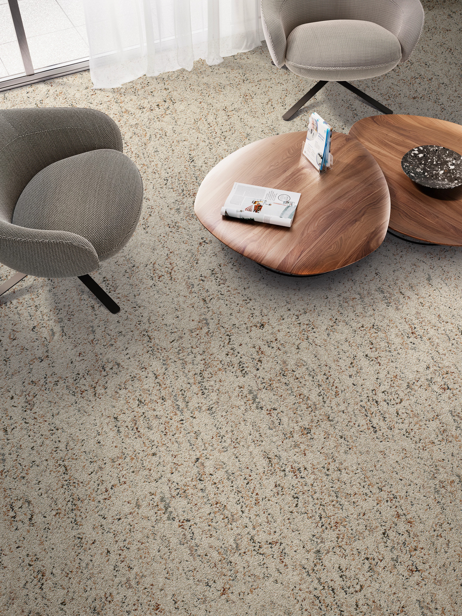 cocoストーングレージュ Understated Comfortworx® Tile C047W Carpet Tile Commercial
