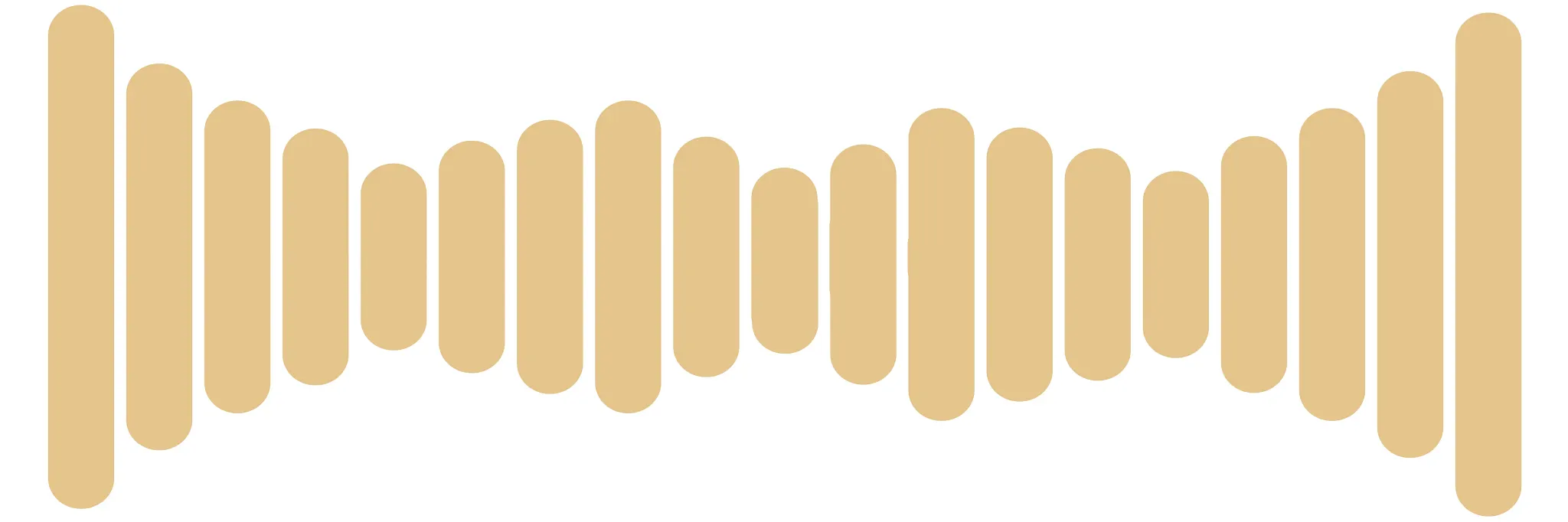 Beige abstract pattern on white background