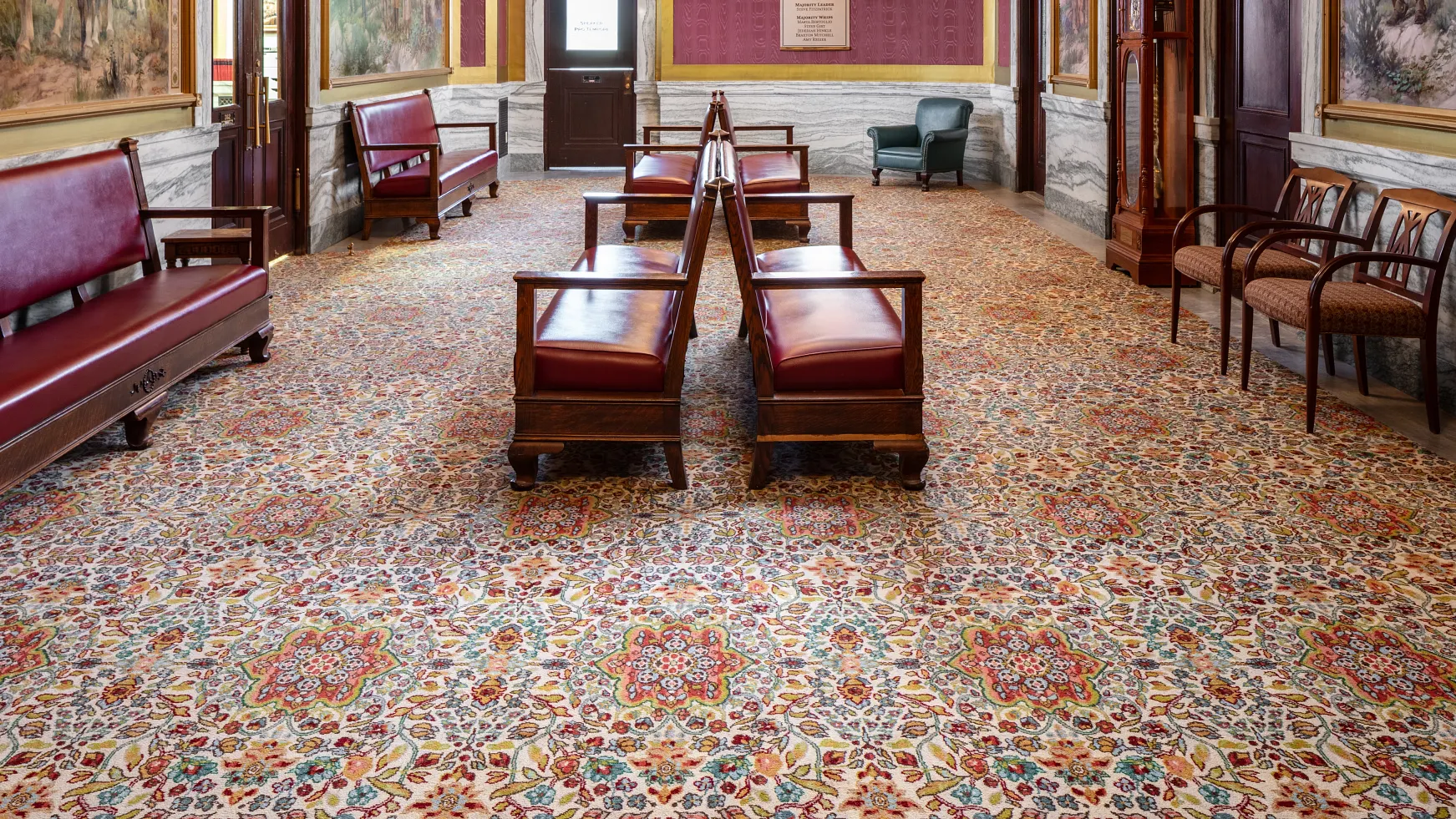 Montana State Capitol with custom Axminster broadloom
