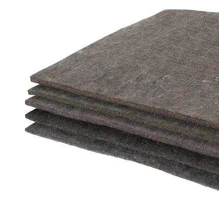 Grey and Brown Felt Flooring Swatches Stack of grey and brown felt flooring swatches