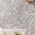 Metal Edge EcoWorx S® Tile Carrara Silver - LVP flooring Metal Edge EcoWorx S® Tile Carrara Silver Feature 2