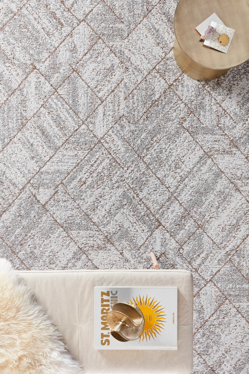 Metal Edge EcoWorx S® Tile Carrara Silver - LVP flooring Metal Edge EcoWorx S® Tile Carrara Silver Feature 2