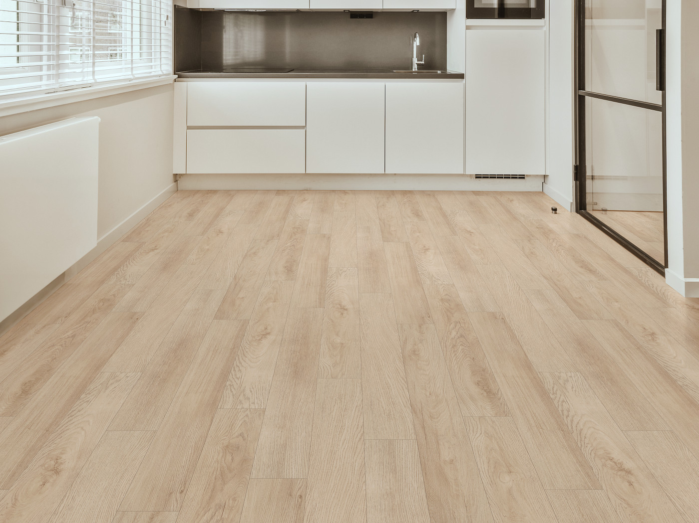 Sand Dune flooring, shown in a room