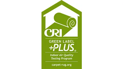 CRI Green Label Plus Indoor Air Quality Certification Logo CRI Green Label Plus certification logo for indoor air quality testing program