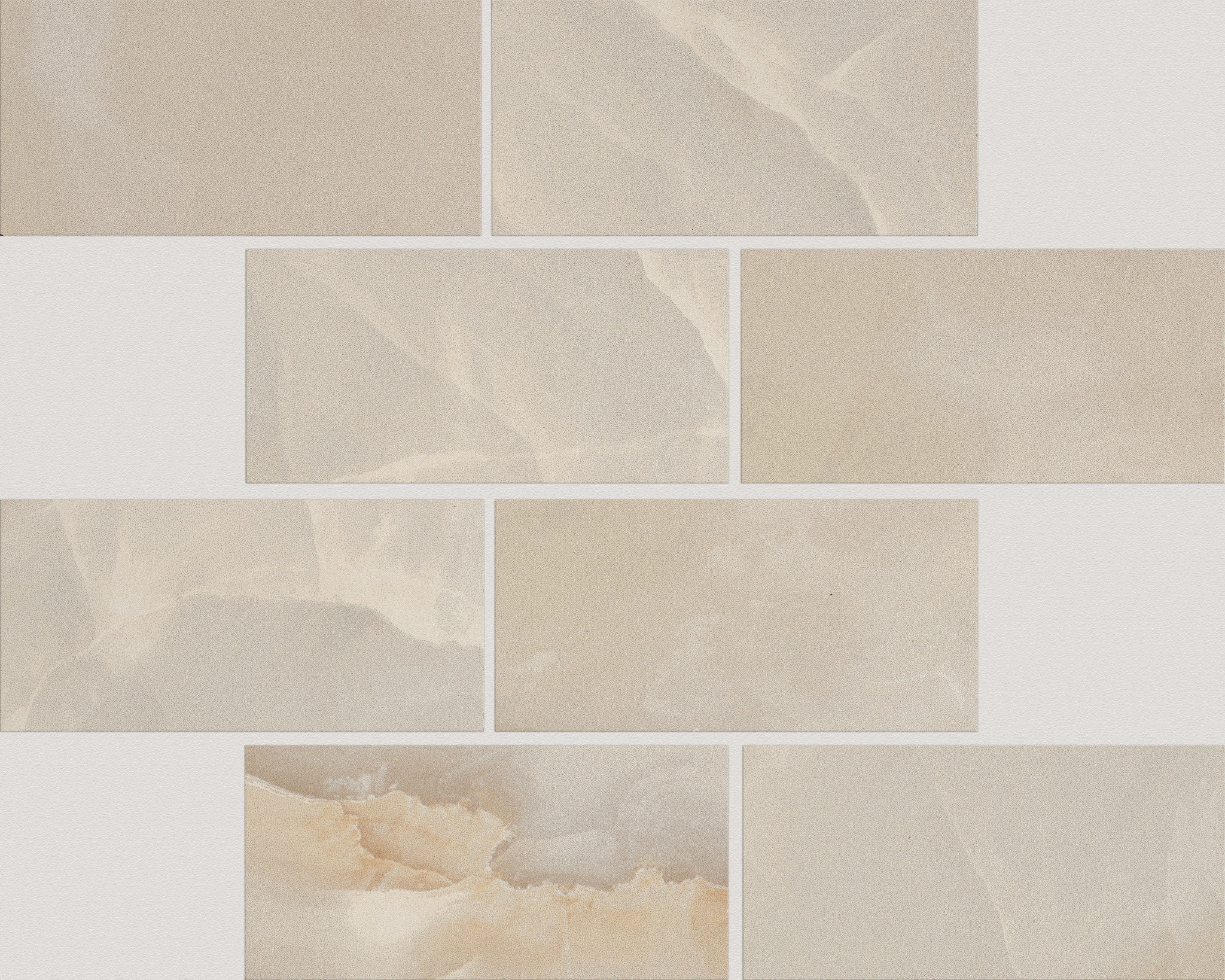GEMSTONE BRICK MOSAIC POLISHED BEIGE MAIN