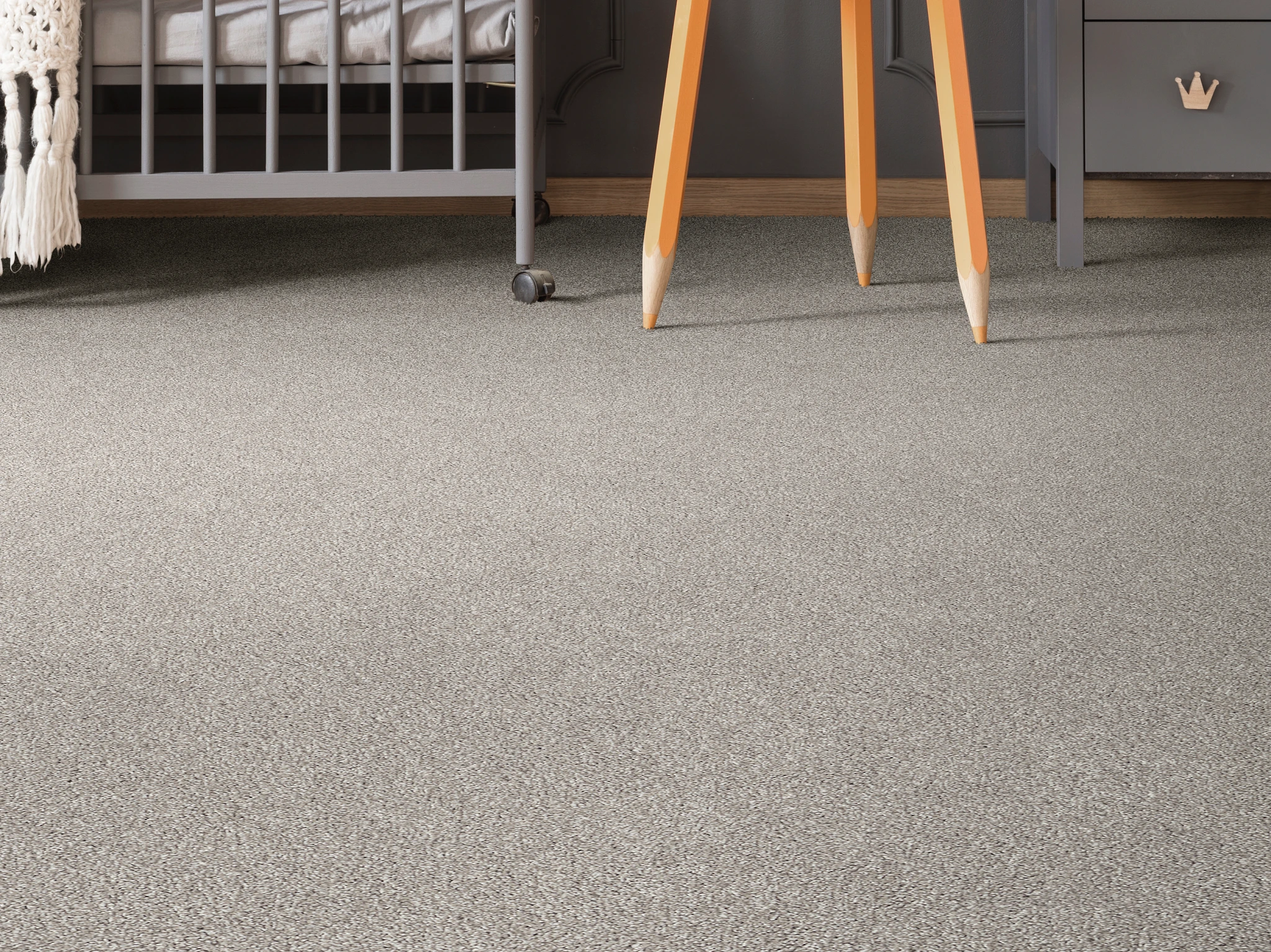 Beautiful Light Carpet In Nursery, Shaw Builder MJ755 00523